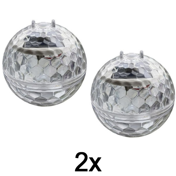 2x Solarna Disco Kugla DISCOGLO – Elegantna i Zabavna Rasvjeta za Svaki Prostor! | DISCOGLO