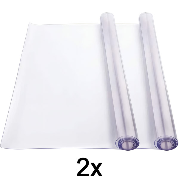 2x PVC prekrivač za stol (90 x 160 cm) | DURACOVER