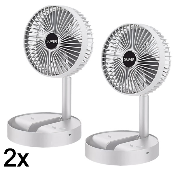 2x USB stolni električni ventilator | FOLDICOOL